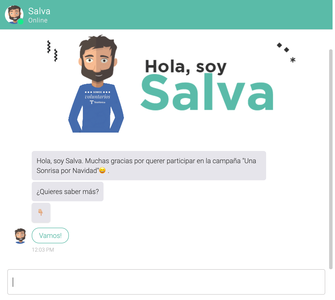 chatbot navidad